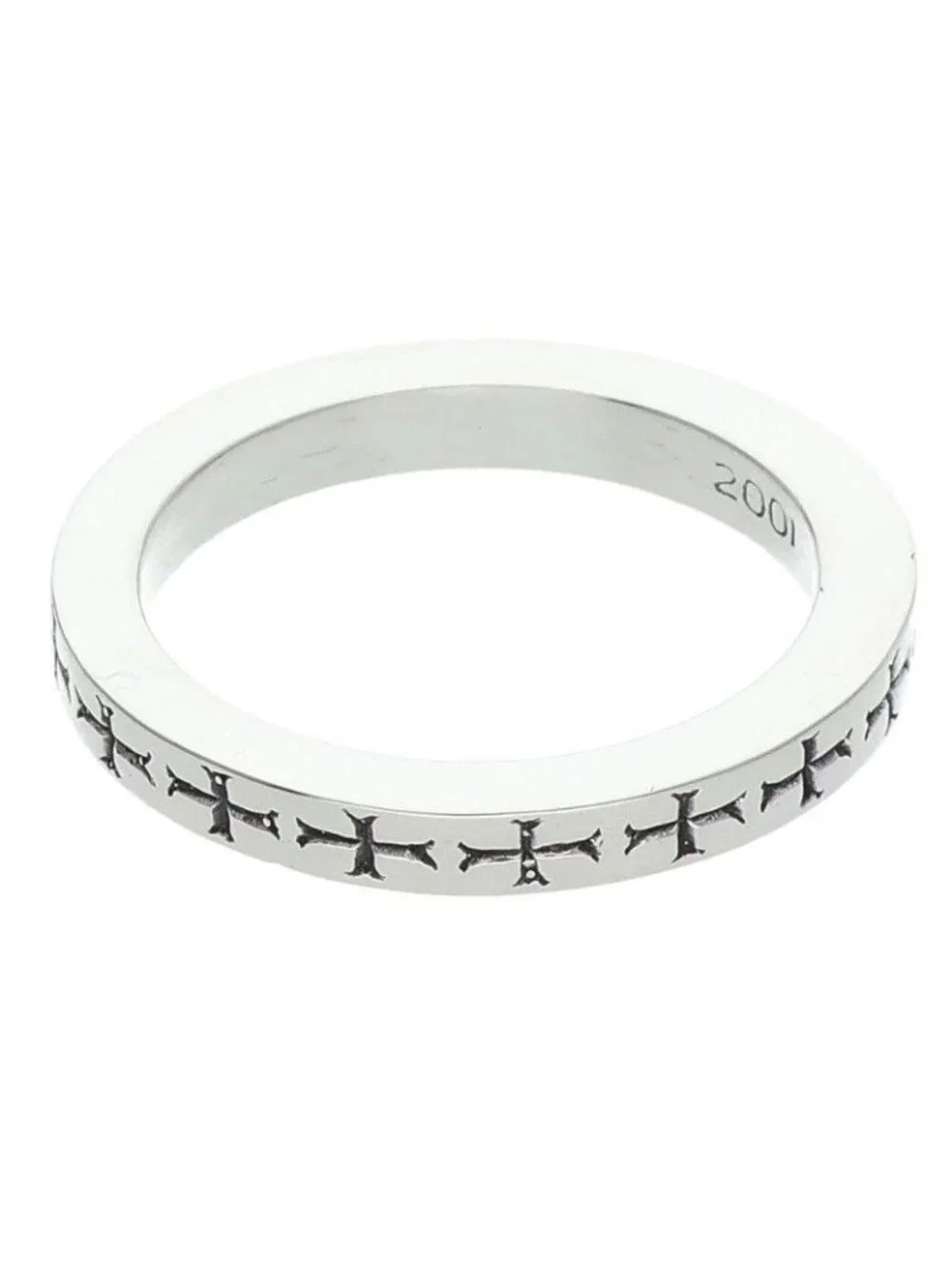 Chrome Hearts Spacer Fckyou Silver Ring